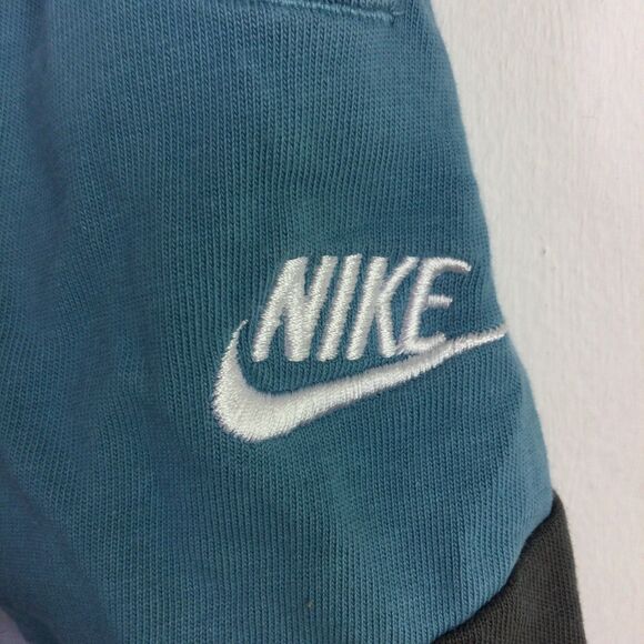 Nike Mens Athletic Shorts Elastic Waist Comfort Colorblock Blue Black Size XXL - Picture 6 of 16